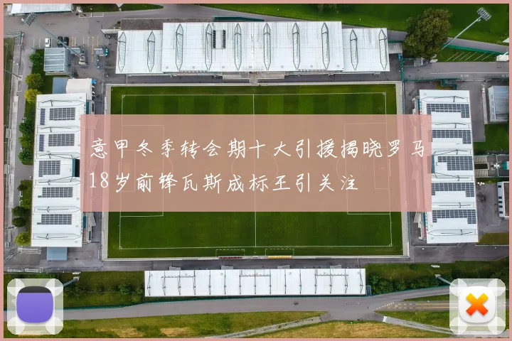 意甲冬季转会期十大引援揭晓罗马18岁前锋瓦斯成标王引关注